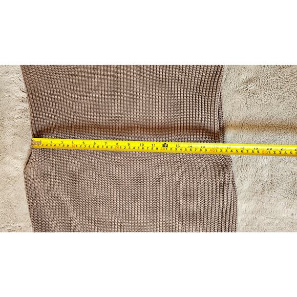 En Saison Karalie Knit Sweater Vest Pullover, Tan- Brown  Sz M - Picture 6 of 7
